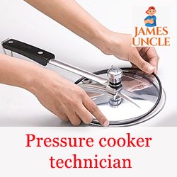 Pressure cooker technician Mr. Balaram Haldar in Behala